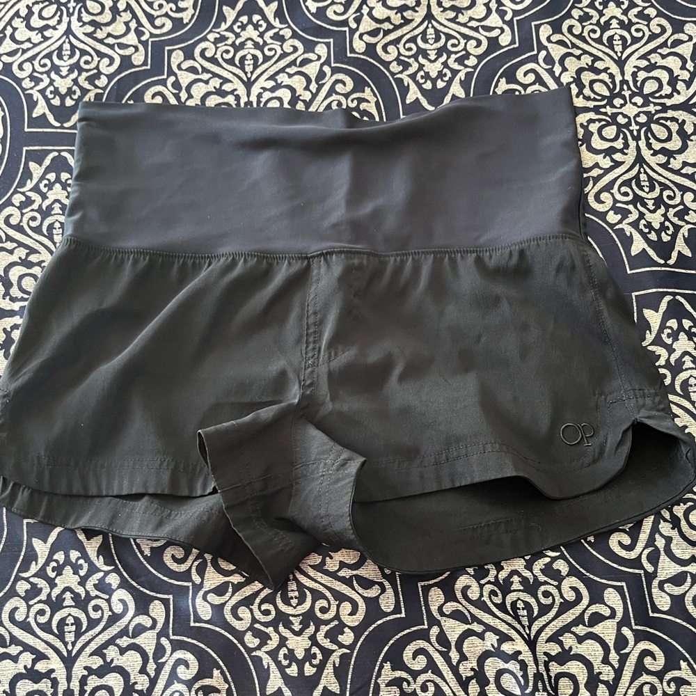 OP Jet Black Relaxed Fit Shorts